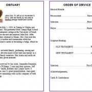 african american funeral template