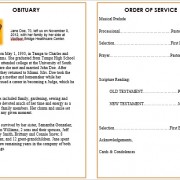 memorial service template for microsoft word