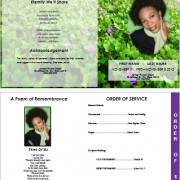 beautiful funeral template brochure