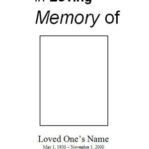free funeral program template microsoft word